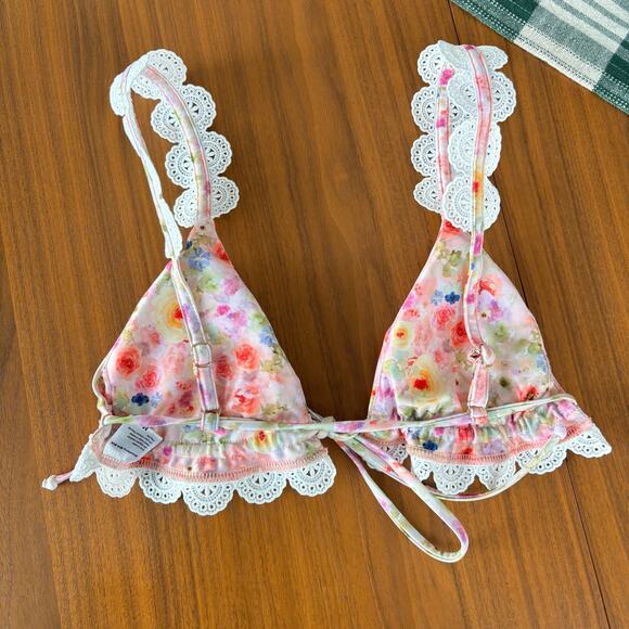 NEW Strawberry Milk Mob Bittersweet Samba Bikini Matching Top Bottom Size Medium - Picture 5 of 7